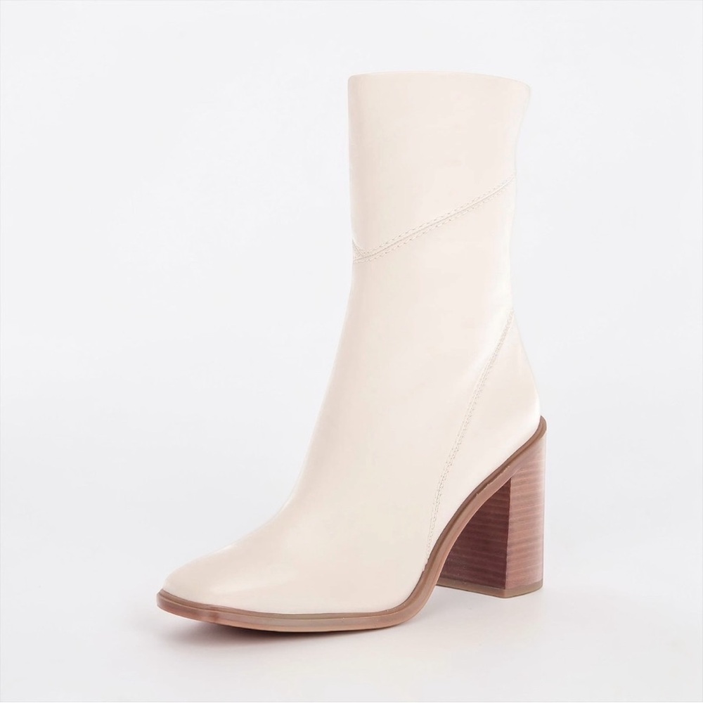 Franco Sarto Stevie / Steviena Mid-Calf Leather Boots Size 8.5 NWOB - Picture 2 of 14